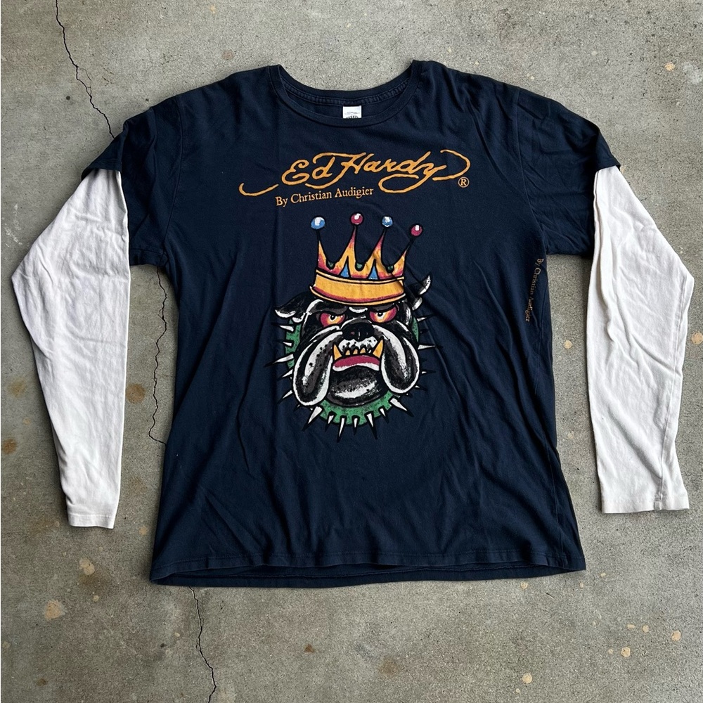 (SOLD ‼️) Vintage ED HARDY Long-Sleeve